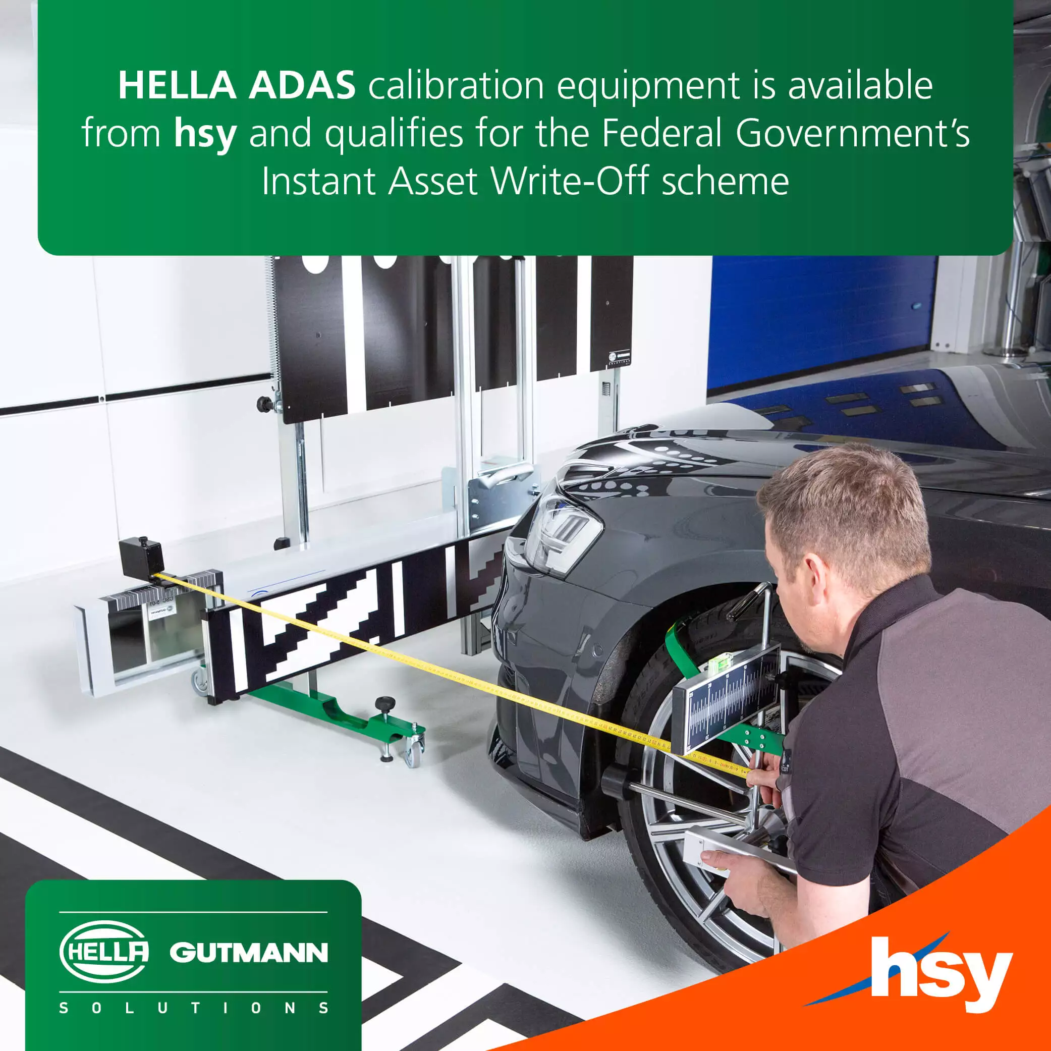 HELLA’S ADAS calibration equipment available from hsy