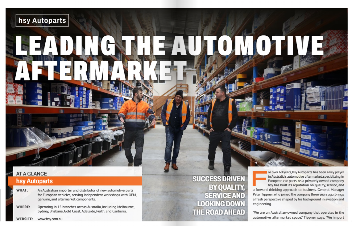 hsy autoparts Featured in Business View Magazine